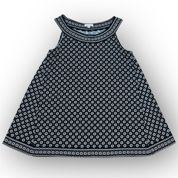 Max Studio, Sleevless Printed Matte Jersey Trapeze Tunic Top Women's Medium - Picture 1 of 9